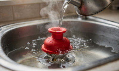 Nem vinagre, nem bicarbonato: o método simples que desentope o ralo e faz a água voltar a descer em minutos