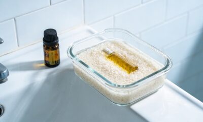 Como deixar o banheiro perfumado por semanas usando arroz e poucas gotas de óleo
