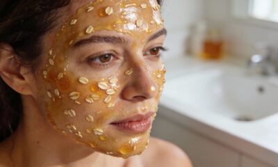 Esta máscara facial de mel com aveia é o melhor truque caseiro para um rosto radiante