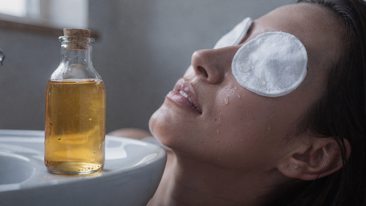 Chá de camomila gelado no rosto viraliza e promete frescor imediato na rotina matinal