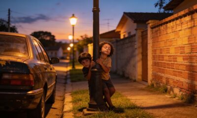 Brincadeiras que acabavam só quando escurecia na rua