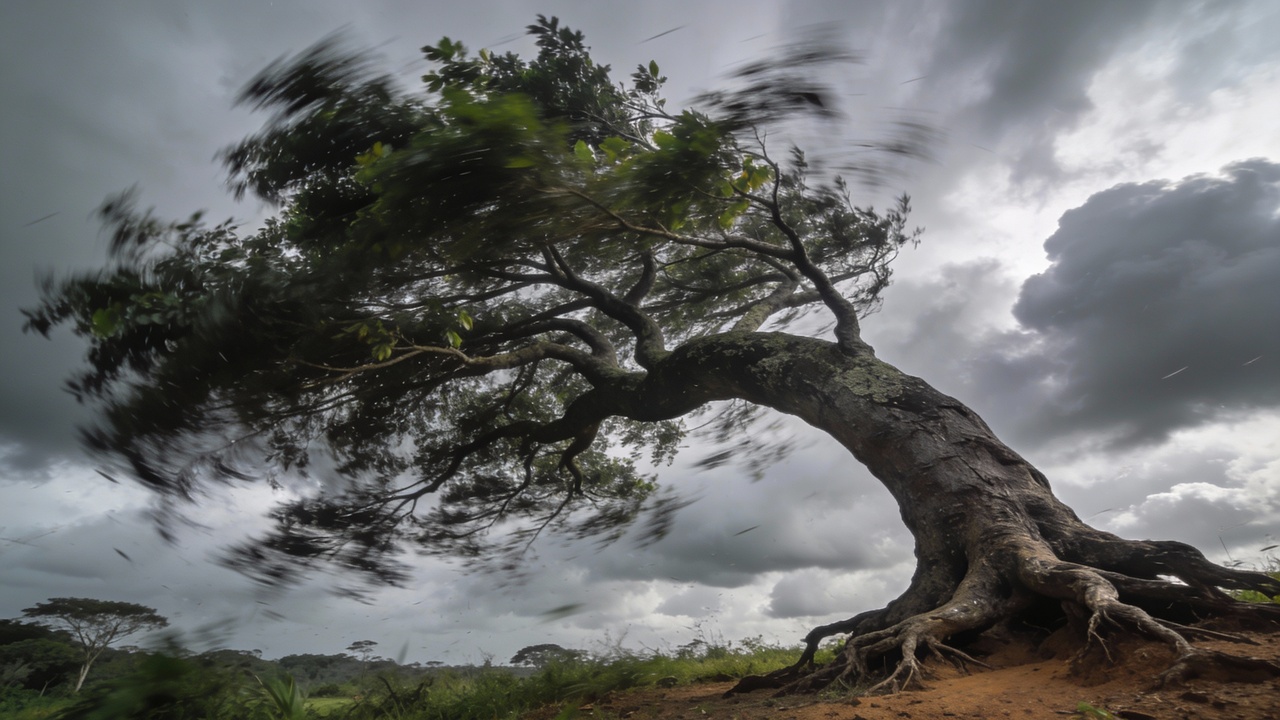 O que faz certas árvores resistirem a ventanias enquanto outras caem facilmente