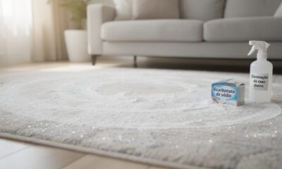 Espalhar bicarbonato no tapete da sala: por que muita gente recomenda e como isso ajuda a diminuir o mau cheiro