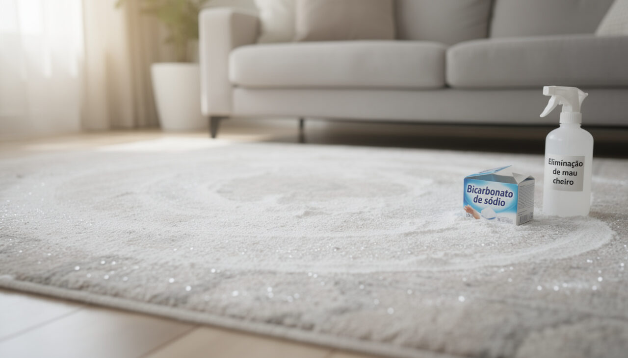 Espalhar bicarbonato no tapete da sala: por que muita gente recomenda e como isso ajuda a diminuir o mau cheiro