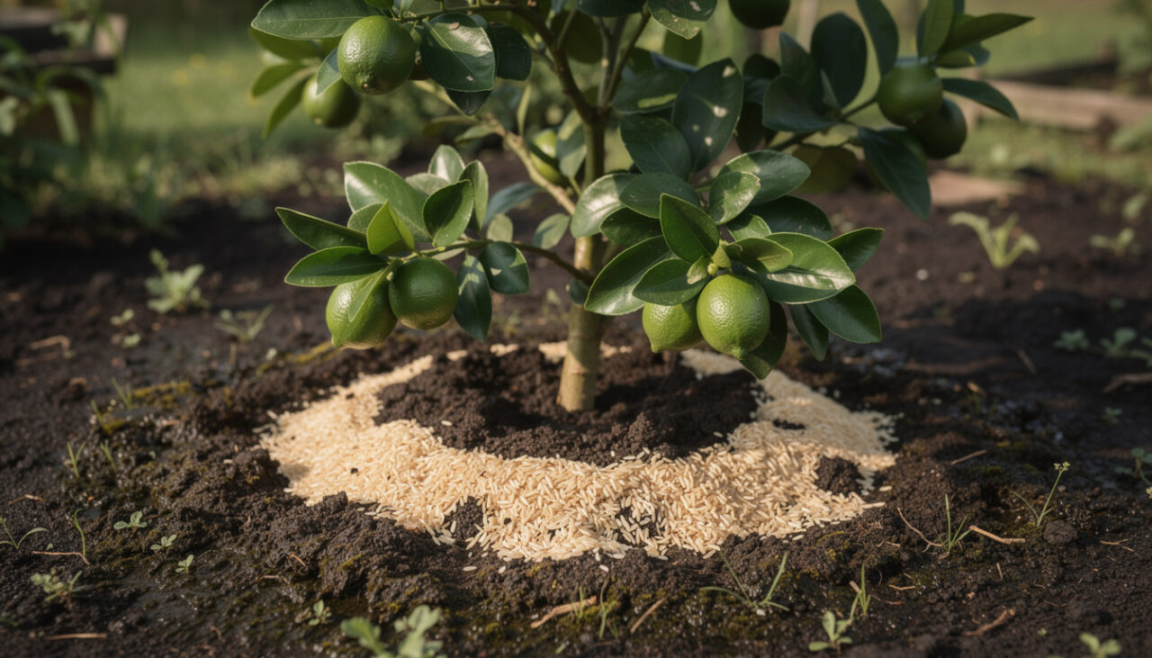 Colocar arroz cru na terra do limoeiro: para que serve e quais são os benefícios no jardim