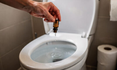 Coloque de 3 a 10 gotas de óleo essencial na privada e deixe seu banheiro com cheiro de hotel 5 estrelas