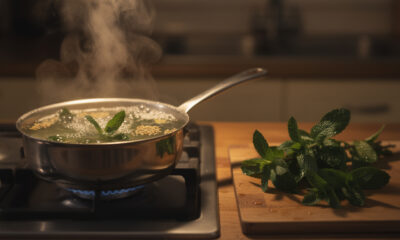 Ferver folhas de hortelã com erva-doce antes de dormir: para que serve e por que você vai agradecer na manhã seguinte