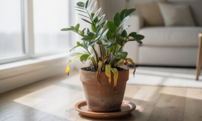 Por que a zamioculca para de crescer e o ajuste simples que evita folhas amareladas