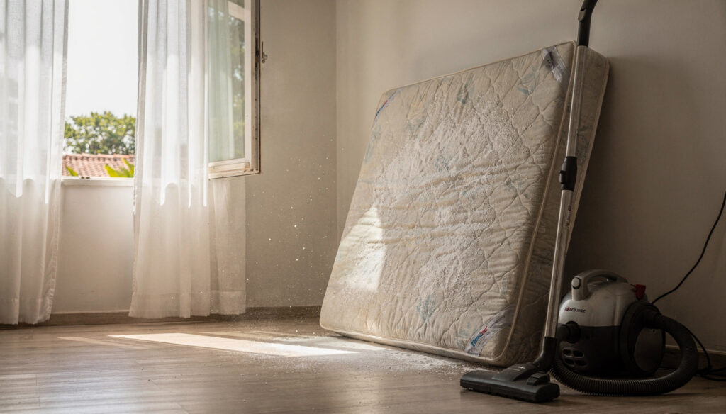 Borrifar água com bicarbonato no colchão: para que serve e por que recomendam