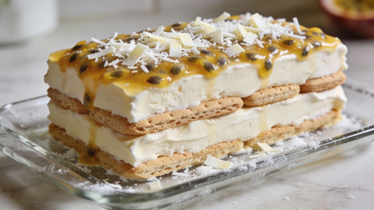 Aprenda a fazer o pavê de maracujá perfeito, cremoso e impossível de comer apenas um pedaço