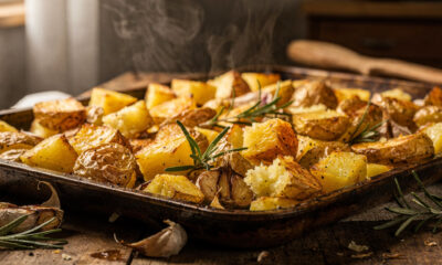 Receita rápida de batatas douradas que fica mais saborosa que batata frita e pronta em apenas 20 minutos