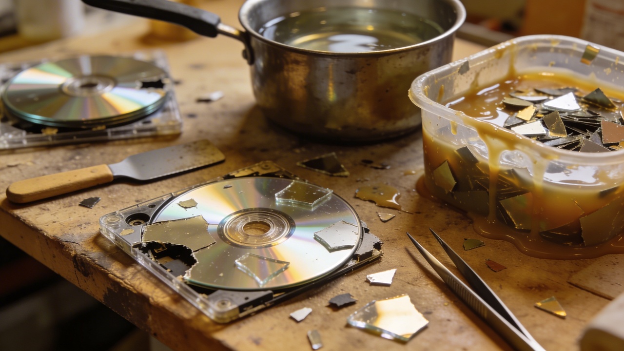 Não jogue fora seus CDs antigos! Ferva-os e surpreenda-se com o resultado