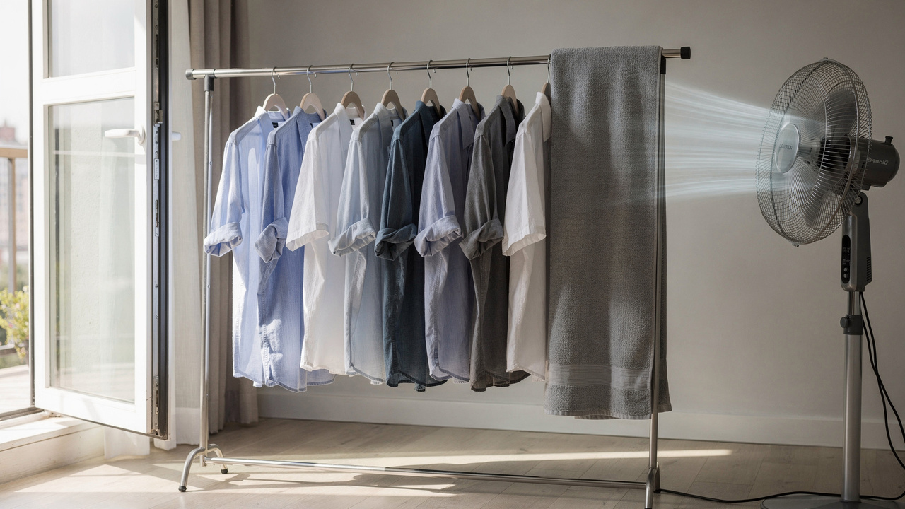 Como secar roupas mais rápido mesmo sem sol forte