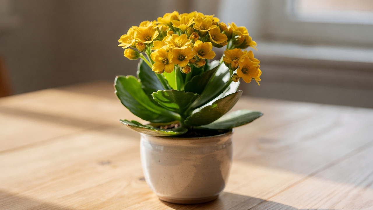 Calanchoe-amarelo ganhou significado especial ao simbolizar alegria e boas energias