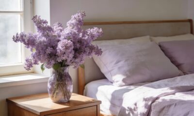 Essas flores trazem harmonia ao quarto e ajudam a criar um clima de bem-estar