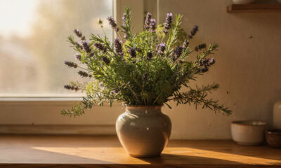 Combinar arruda, lavanda e alecrim ajuda a afastar insetos de forma natural