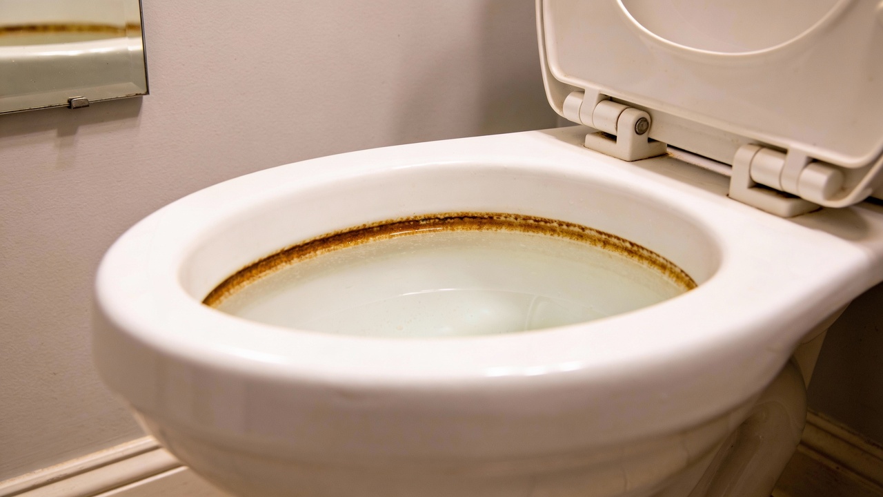 Melhor truque caseiro para eliminar manchas de água dura no vaso sanitário