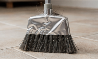 Colocar papel alumínio na vassoura: por que é recomendado e para que serve