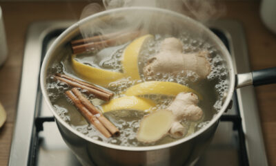 Ferver casca de limão, canela e gengibre: por que é recomendado e quais são os seus benefícios