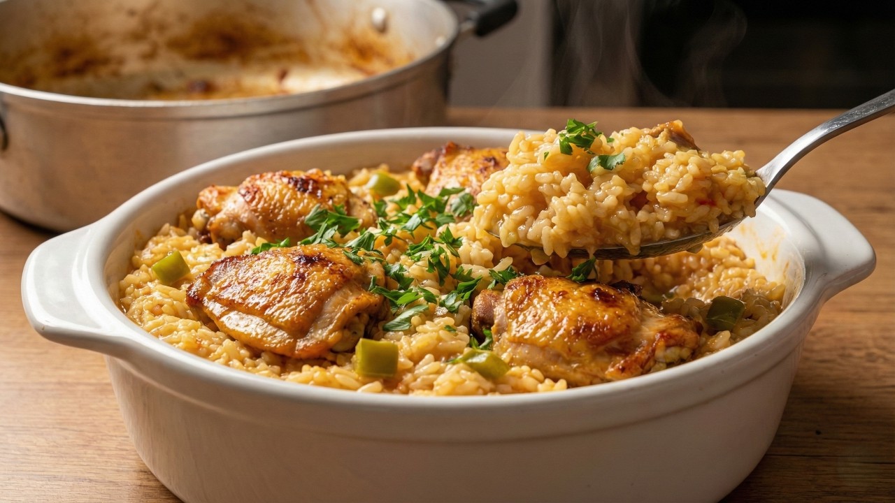 Essa receita goiana de galinhada esconde um segredo que deixa o arroz cremoso