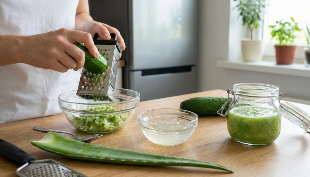 A mistura é simples e fácil de se fazer