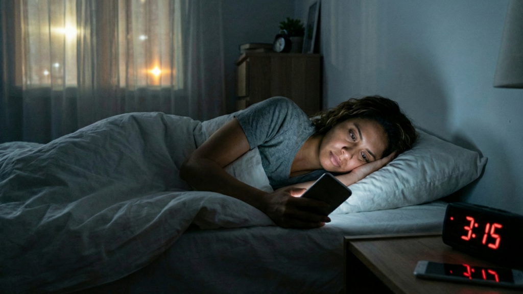 Muitas vezes até desistimos de dormir