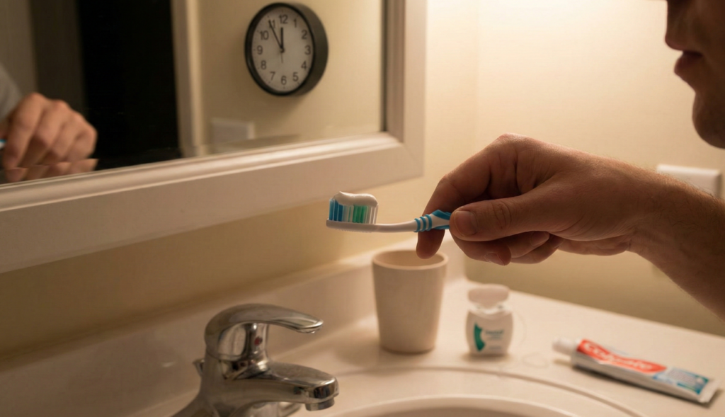 Escovar os dentes antes do sono é a escovação mais importante do dia