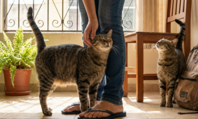 Por que os gatos se esfregam nas pessoas e quando esse comportamento pode ser um alerta