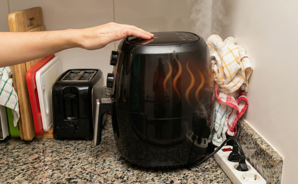 A Airfryer precisa de espaço para "respirar", caso contrário ela pode apresentar problemas