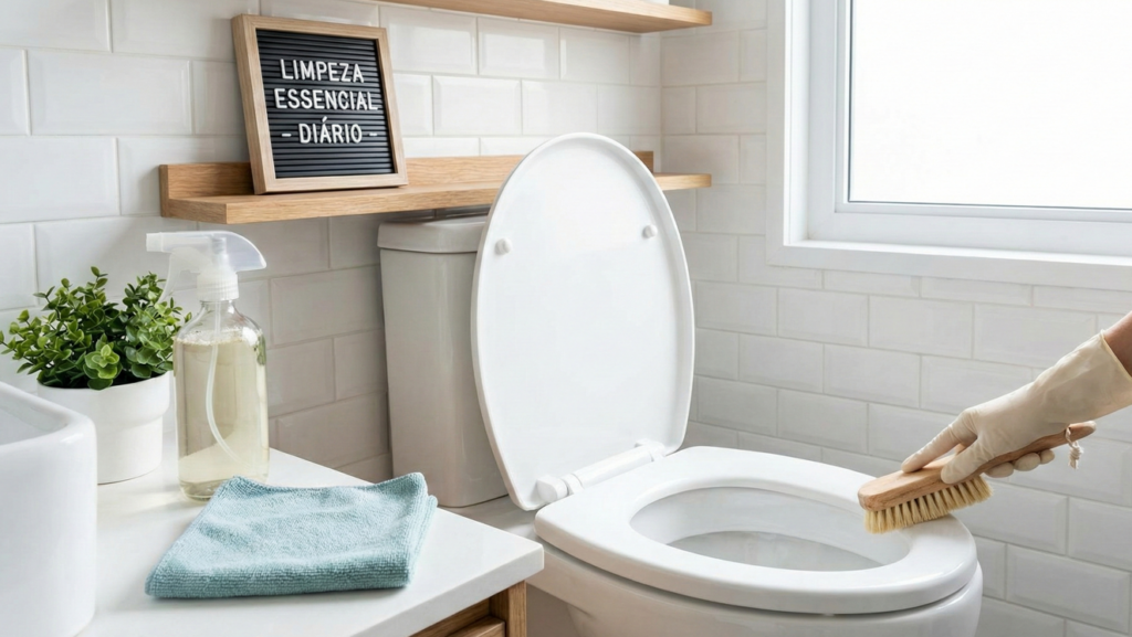 Manter uma limpeza simples, mas diária é mais importante do que a limpeza completa