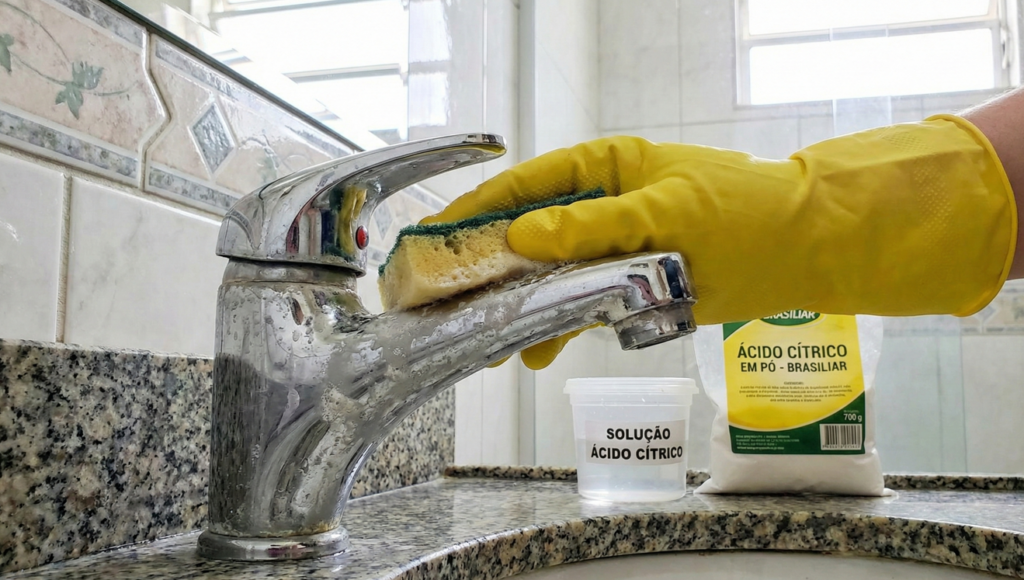 Nem vinagre, nem bicarbonato: o método mais eficaz contra o calcário das torneiras e vasos sanitários