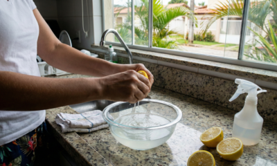 Vinagre com limão pode ser a salvação na sua limpeza doméstica