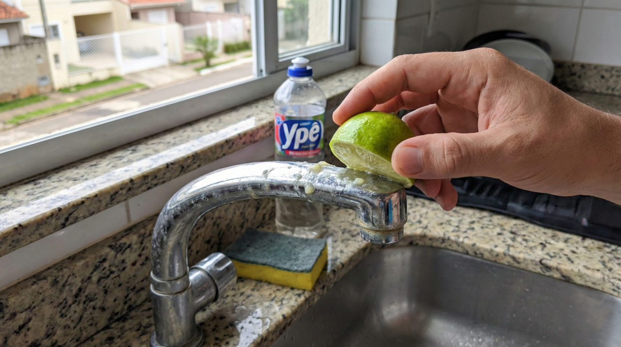 Veja qual efeito esfregar limão na torneira antes de dormir pode causar