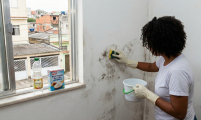 O truque do supermercado que você esfrega na parede e ajuda a sumir com mofo e bolor sem química pesada