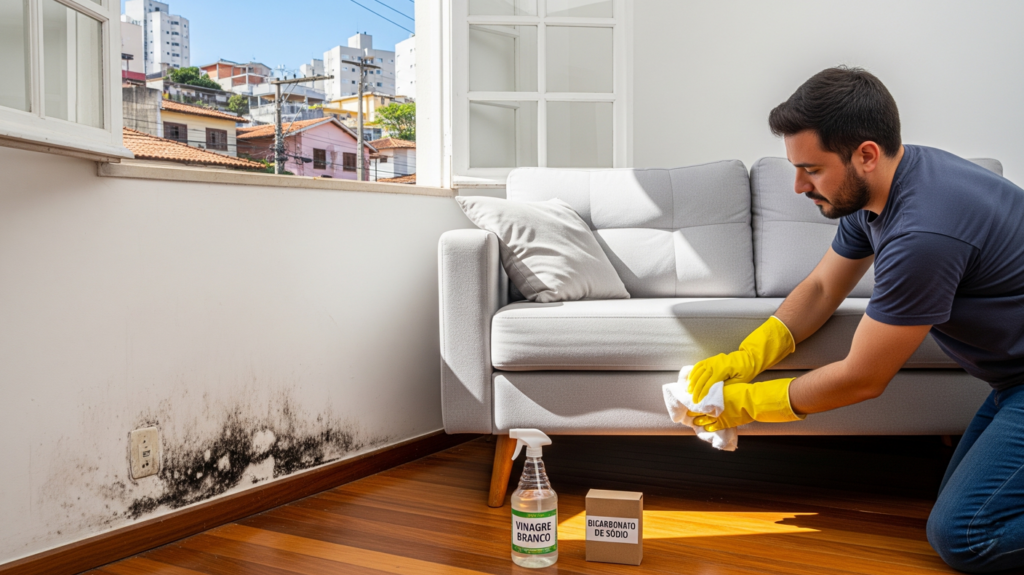 O truque do supermercado que você esfrega na parede e ajuda a sumir com mofo e bolor sem química pesada