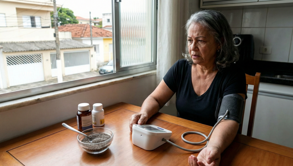 Embora não seja comum, a chia pode afetar a pressão arterial