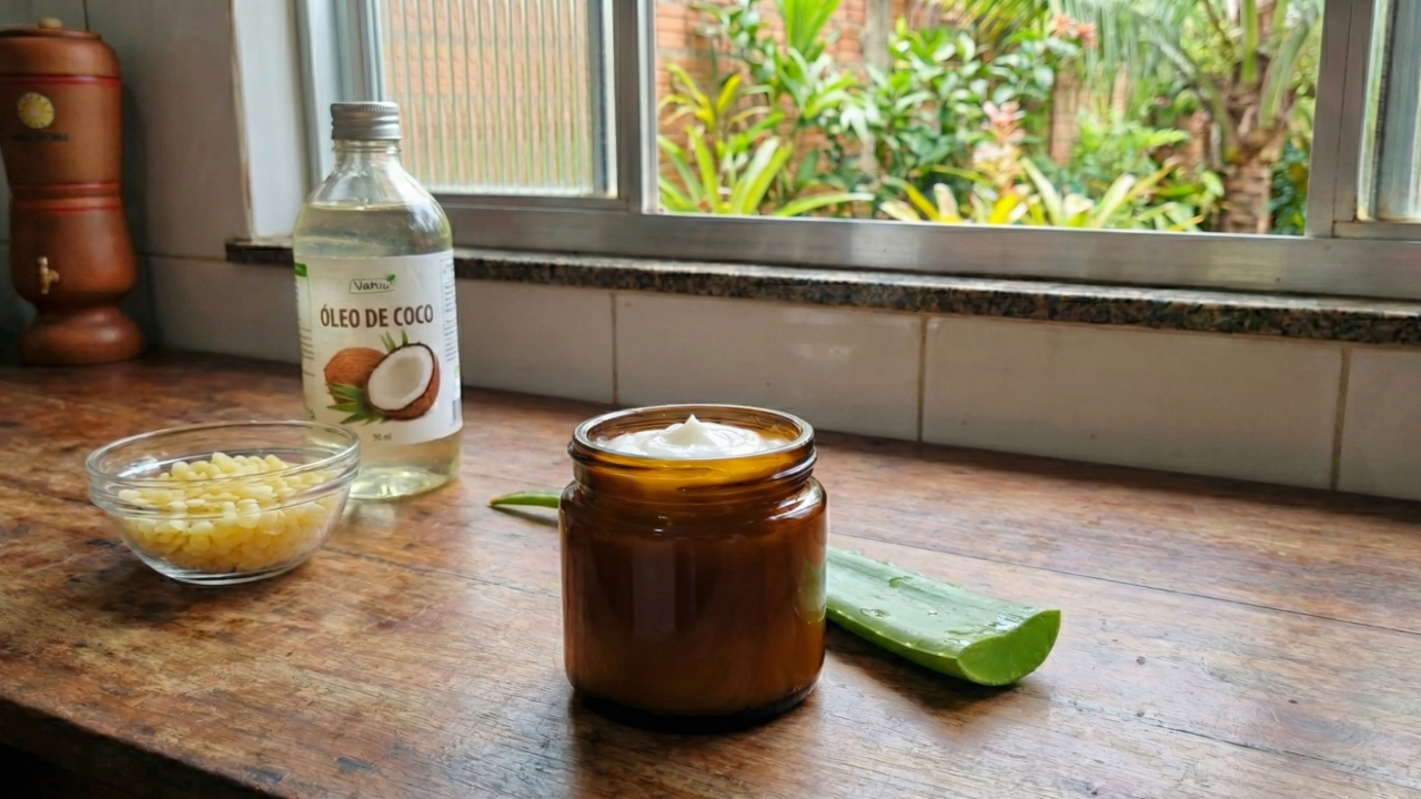 Como preparar um creme facial com aloe vera para estimular colágeno e cuidar da pele em casa