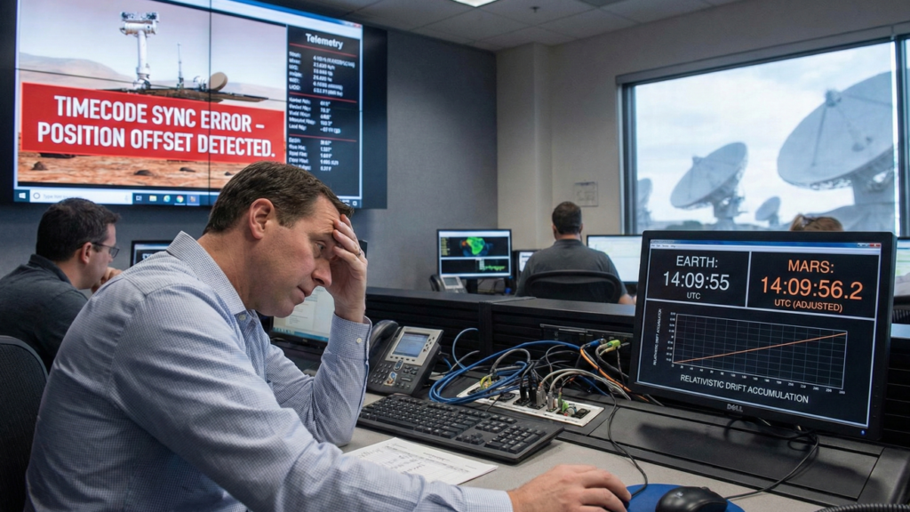 A variação de tempo entra a Terra e Marte prejudica a comunicação com rovers e sondas no planeta vermelho