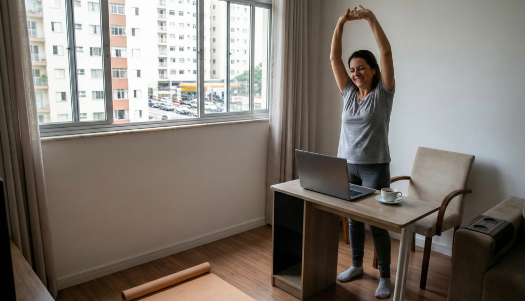 Pequenas movimentações são suficientes para termos uma vida levemente mais ativa