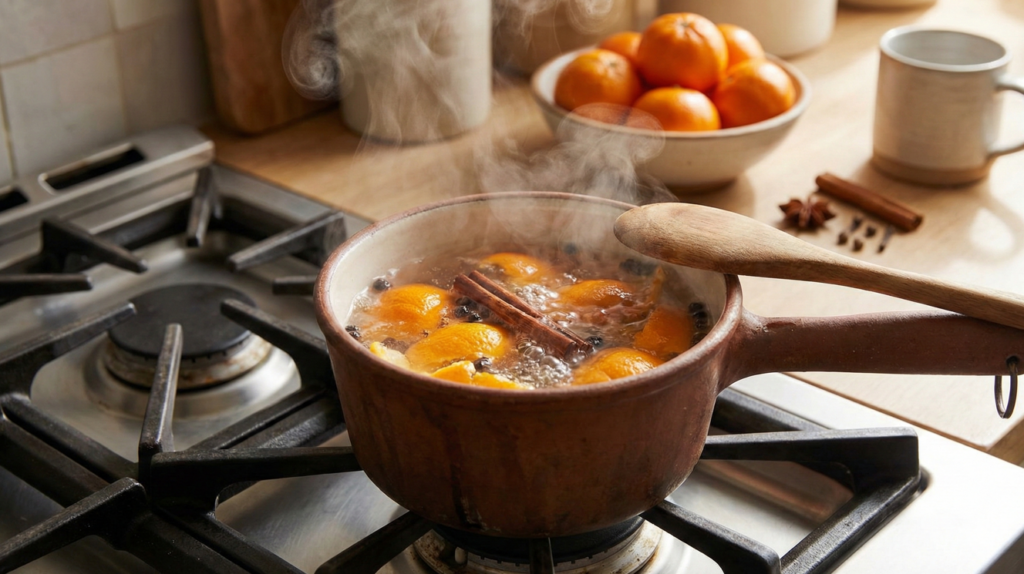 Essa mistura simples pode perfumar sua casa rapidamente