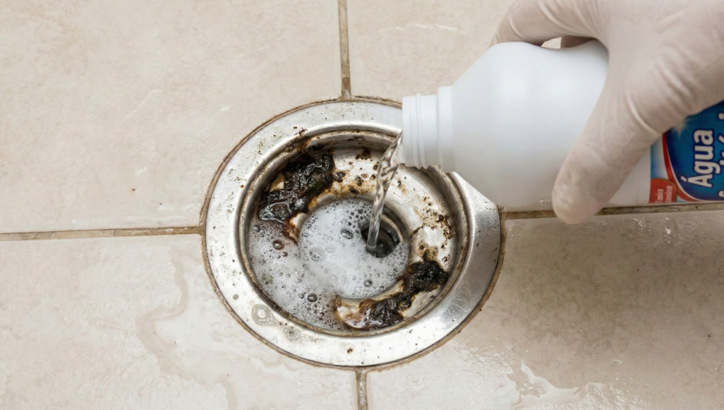 A água sanitária ajuda a sanitizar superfícies úmidas