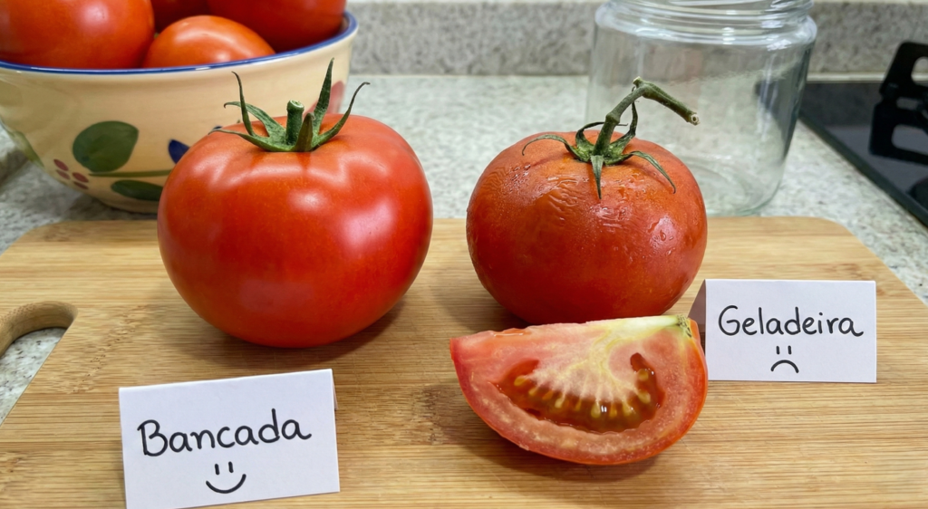 O armazenamento incorreto dos seus tomates pode acabar com a textura deles