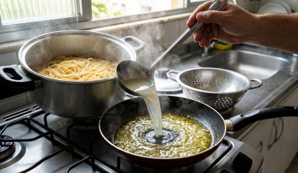 É “ouro líquido”: por que você não deve jogar a água do macarrão pelo ralo