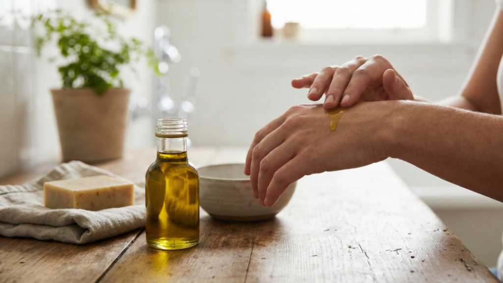5 jeitos de usar azeite de oliva na beleza para prevenir o envelhecimento sem pesar na pele nem deixar brilho demais