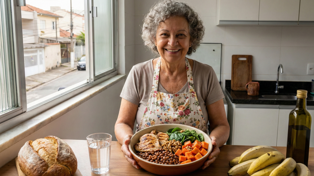 O que comer ao envelhecer para ter mais energia e força no dia a dia com 7 alimentos fáceis de manter