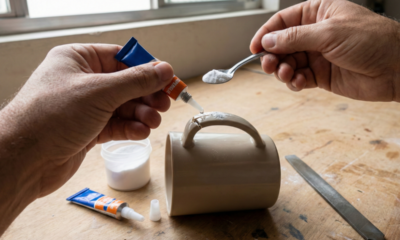 Misturar supercola e bicarbonato de sódio: por que funciona e para que serve no conserto rápido