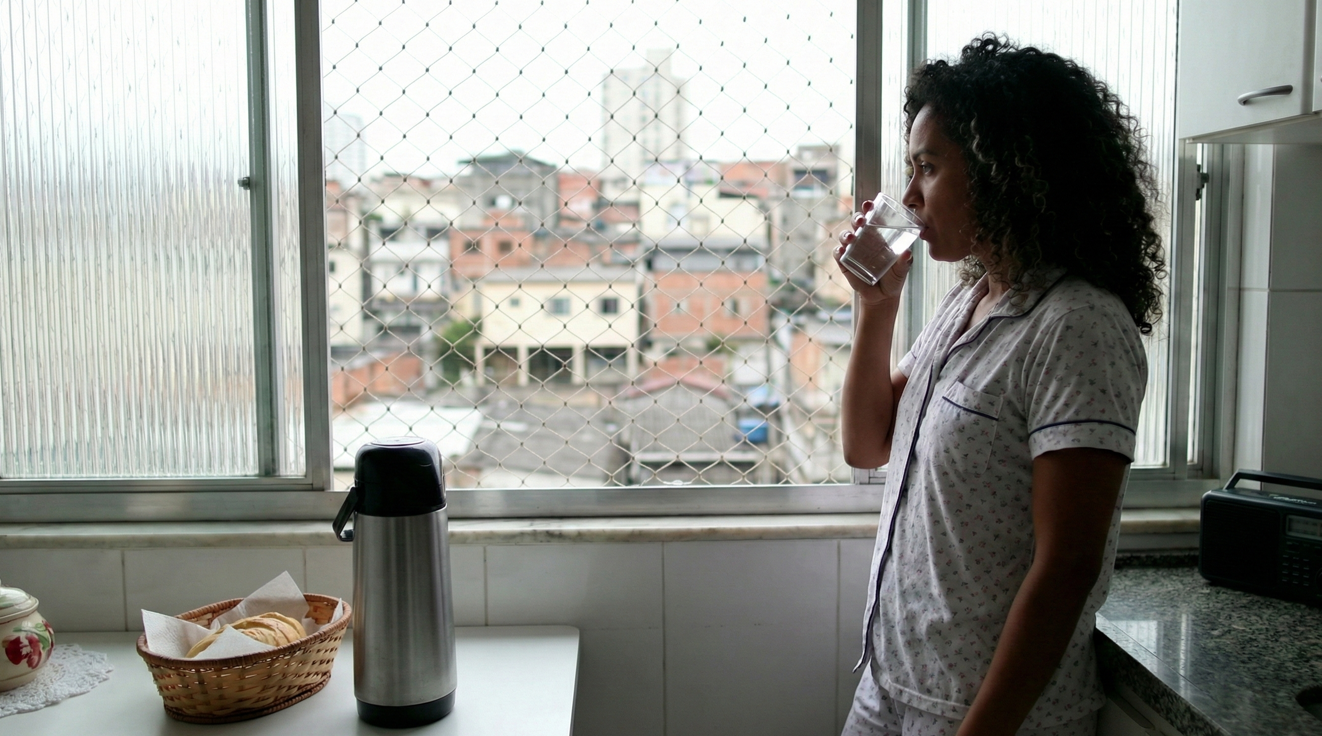Beber água ao acordar melhora a manhã: só um copo no horário certo e a sensação de “neblina” diminui