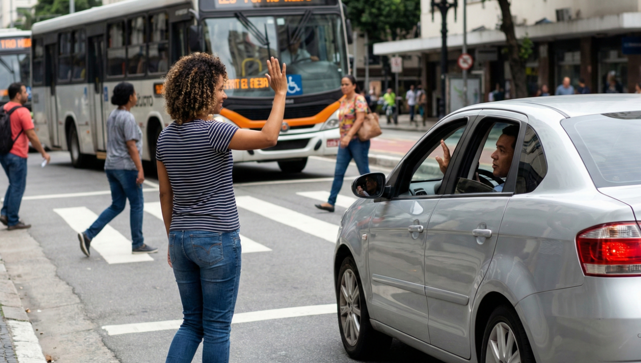 O que significa agradecer com a mão ao atravessar a rua e por que isso revela muito sobre você