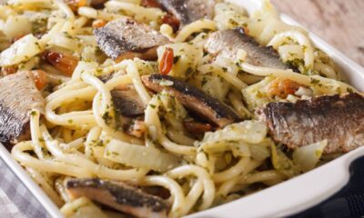 Macarrão com sardinha bem temperado que salva o almoço e ainda cabe no bolso