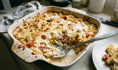 Esse macarrão de forno rende cerca de 10 porções, fica pronto em 50 minutos e é perfeito para o almoço